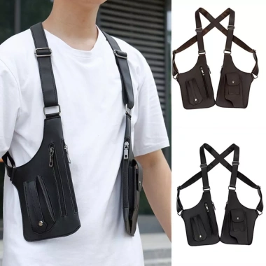 Túi Vest da chống trộm TOBE1 - Đeo ngực, chéo đa năng ẩn nách nam nữ, 306.936đ
