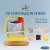Túi ví mini chống thấm nước 13x13cm - Đựng băng vệ sinh, son môi, mỹ phẩm, tiện xách, giá 24.500₫