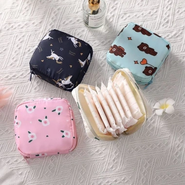 Túi ví mini chống thấm nước 13x13cm - Đựng băng vệ sinh, son môi, mỹ phẩm, tiện xách, giá 24.500₫ 7