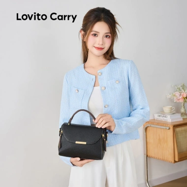 Túi vuông nhỏ Lovito Carry nữ LFAR9.075 - Thiết kế trơn, giảm còn 211.680₫ 7