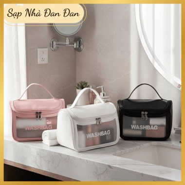Túi Washbag Du Lịch Chống Nước Có Móc Treo - Mỹ Phẩm & Đồ Cá Nhân, Giá 48.000₫