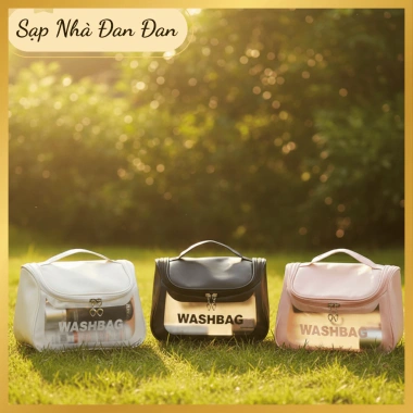 Túi Washbag Du Lịch Chống Nước Có Móc Treo - Mỹ Phẩm & Đồ Cá Nhân, Giá 48.000₫