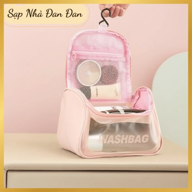 Túi Washbag Du Lịch Chống Nước Có Móc Treo - Mỹ Phẩm & Đồ Cá Nhân, Giá 48.000₫