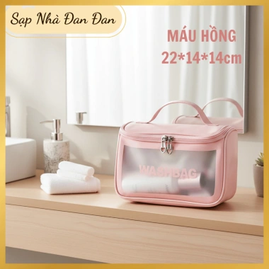 Túi Washbag Du Lịch Chống Nước Có Móc Treo - Mỹ Phẩm & Đồ Cá Nhân, Giá 48.000₫