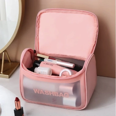 Túi Washbag Hộp Nắp Khóa Đựng Mỹ Phẩm Du Lịch Tiện Lợi - Giá 48.900 VND 4