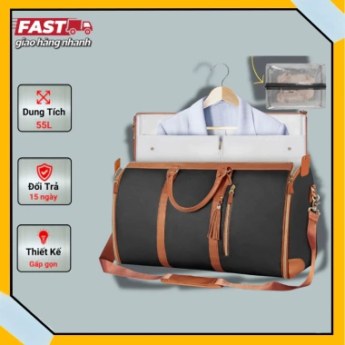 Túi Xách Da Du Lịch Công Tác Dung Lượng Lớn, Chống Nước, Nhẹ, Đựng Vest, Máy Bay – 351.820₫