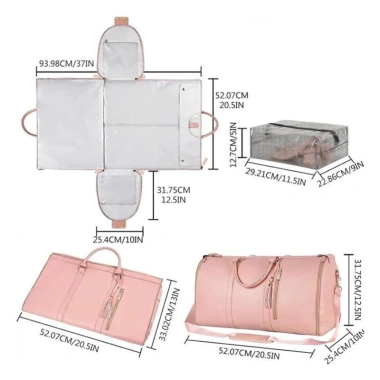 Túi Xách Da Du Lịch Công Tác Dung Lượng Lớn, Chống Nước, Nhẹ, Đựng Vest, Máy Bay – 351.820₫