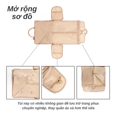 Túi Xách Da Du Lịch Công Tác Dung Lượng Lớn, Chống Nước, Nhẹ, Đựng Vest, Máy Bay – 351.820₫