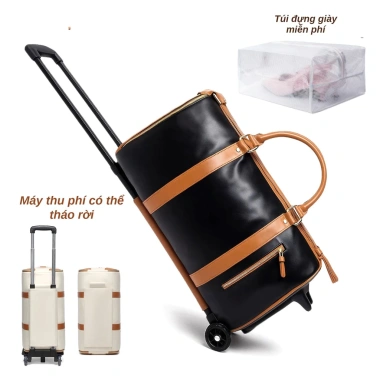 Túi Xách Da Du Lịch Công Tác Dung Lượng Lớn, Chống Nước, Nhẹ, Đựng Vest, Máy Bay – 351.820₫