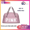 Túi xách du lịch 2 tầng siêu to màu hồng mới - Cỡ lớn, kèm quai cài vali kéo, giá chỉ 75.999 VND