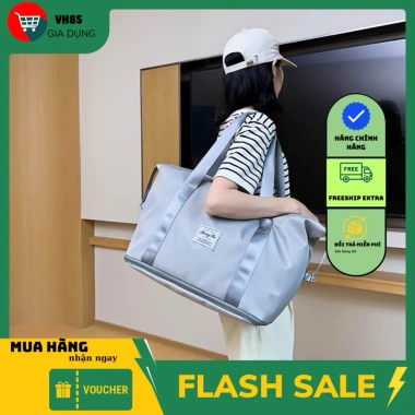 Túi Xách Du Lịch Cỡ Lớn 2 Tầng Đa Năng Nhiều Ngăn Chống Thấm Có Cài - 35.999đ 2