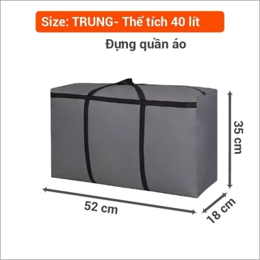 Túi xách du lịch cỡ lớn siêu to, thay vali, giỏ đựng quần áo - Chỉ 60.000₫