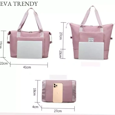 Túi Xách Du Lịch EVATRENDY Cỡ Lớn 2 Tầng Tiện Lợi Nam Nữ - Giá 99k Giảm Sốc 9