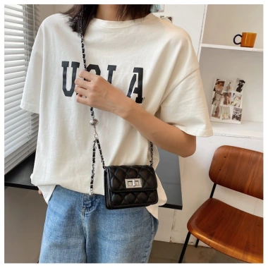 Túi xách mini nữ đeo chéo vai thời trang Hàn Quốc 16cm vừa điện thoại - Giá chỉ 59.000đ