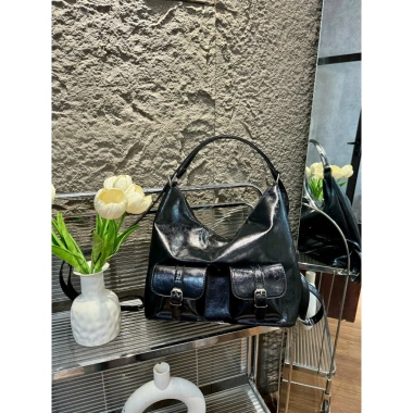 Túi xách nữ 2 trong 1 da bóng retro - Đeo chéo, đeo balo, nhiều ngăn, giảm 20%