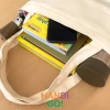 Túi xách nữ canvas tote có khóa kéo, ngăn phụ thời trang Handiro 35.000₫ 3
