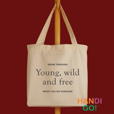 Túi xách nữ canvas tote có khóa kéo, ngăn phụ thời trang Handiro 35.000₫ 10