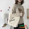 Túi xách nữ Hasu tote canvas khép zip - Đựng đồ cá nhân, giá chỉ 35.000₫ 7