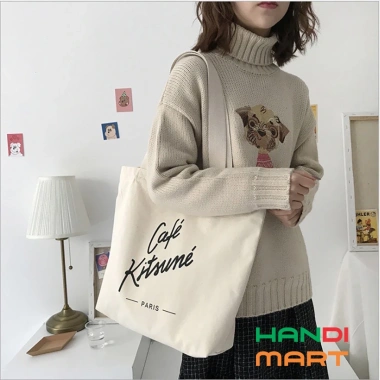 Túi xách nữ Hasu tote canvas khép zip - Đựng đồ cá nhân, giá chỉ 35.000₫ 7