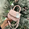 Túi xách nữ mini đeo chéo thời trang, kèm móc thỏ siêu xinh - chỉ 75.000₫ 7