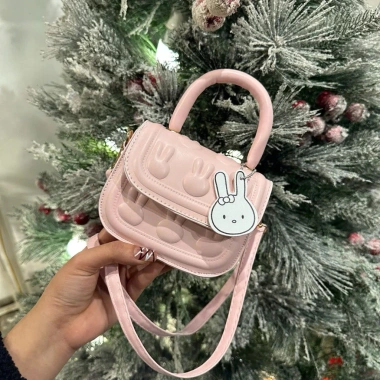 Túi xách nữ mini đeo chéo thời trang, kèm móc thỏ siêu xinh - chỉ 75.000₫