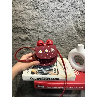 Túi xách nữ mini DK452 - Hoa chấm bi tiểu thư Hàn Quốc, cầm tay chỉ 59.000₫ 6