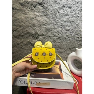 Túi xách nữ mini DK452 - Hoa chấm bi tiểu thư Hàn Quốc, cầm tay chỉ 59.000₫ 7