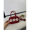 Túi xách nữ mini hoa len vintage Hàn Quốc, dáng hộp tiểu thư, giá 69.000₫ 6