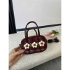 Túi xách nữ mini hoa len vintage Hàn Quốc, dáng hộp tiểu thư, giá 69.000₫ 10