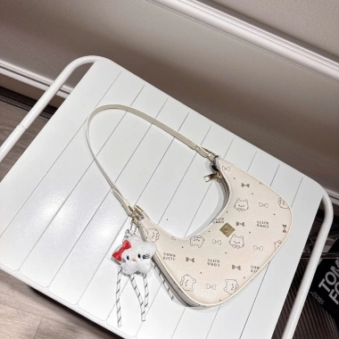 Túi xách nữ mini kẹp nách họa tiết dễ thương - tặng charm thú bông xinh - Giá chỉ 69.900₫ HT387