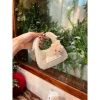 Túi Xách Nữ Size 14 Chất Cải Xù Đính Thỏ Xinh - Đựng Cá Nhân, Đi Tết, Tiệc, Giá 69.300 VND 9