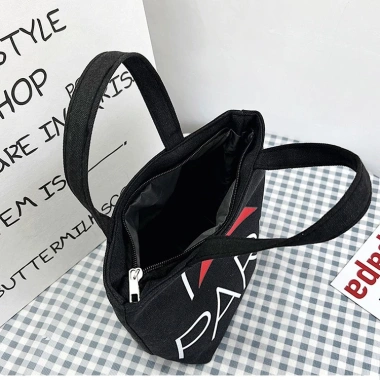 Túi xách nữ vải tiện lợi HX311, đa màu, khóa kéo, đựng đồ cá nhân - chỉ 45.000₫ 8