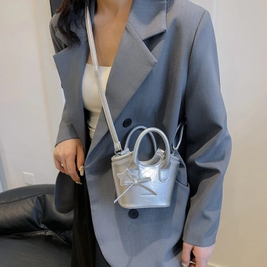 Túi xách Rinni mini dáng giỏ, túi đeo chéo thời trang kèm charm chỉ 160k