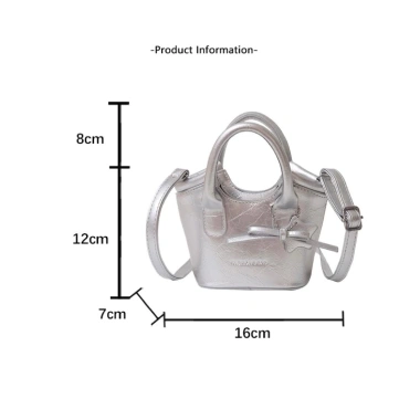 Túi xách Rinni mini dáng giỏ, túi đeo chéo thời trang kèm charm chỉ 160k