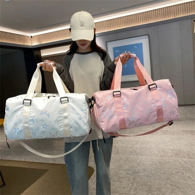 Túi xách thể thao du lịch nữ đa năng ngăn giày riêng, vải chống nước - 235.000