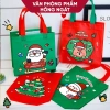 Túi xách tote vải không dệt Noel, đựng sách vở, quà Giáng Sinh, chỉ 9.900₫ 6