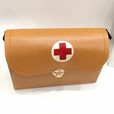 Túi Y Tế Da Vàng Nhỏ 23x16x10cm - Đựng Tiện Lợi, Giá 95.000đ Giảm Giá Sốc