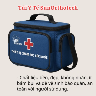 Túi Y Tế Gia Đình SunOrthotech Xanh Dày Dặn, Chống Bụi, Dễ Vệ Sinh - Giảm 23% 3