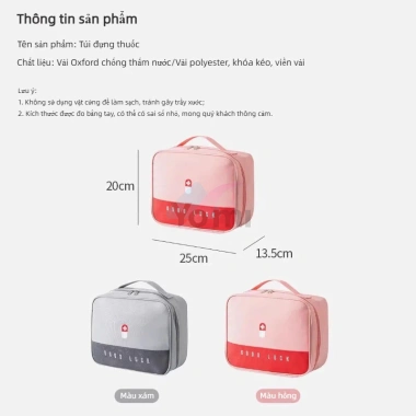 Túi y tế mini hot hit - Đựng đồ y tế & dụng cụ sơ cứu, tiện lợi, giá 55,005 ₫ 6