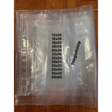 Túi zip 100g có khóa, quần áo, phụ kiện giày dép, đồ du lịch, dự sinh mẹ bỉm - 17.000đ