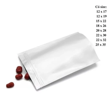 Túi Zip Bạc Đựng Bánh Kẹo Tết - Chống Ẩm, Khóa Miệng Tiện Lợi, Giá 22.900₫