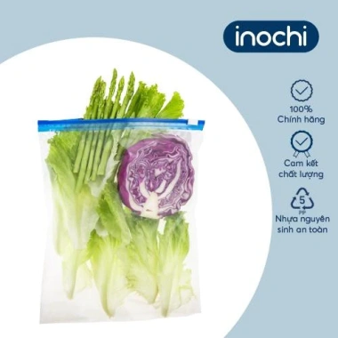 Túi zip đa năng Shinshen 1L/3L khóa kéo an toàn, giữ hương vị thực phẩm - Hộp 20 cái