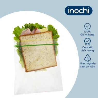 Túi zip đa năng Shinshen 1L/3L khóa kéo an toàn, giữ hương vị thực phẩm - Hộp 20 cái