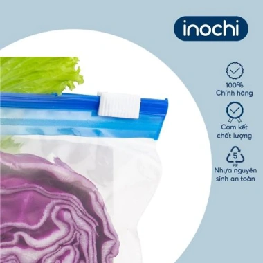 Túi zip đa năng Shinshen 1L/3L khóa kéo an toàn, giữ hương vị thực phẩm - Hộp 20 cái