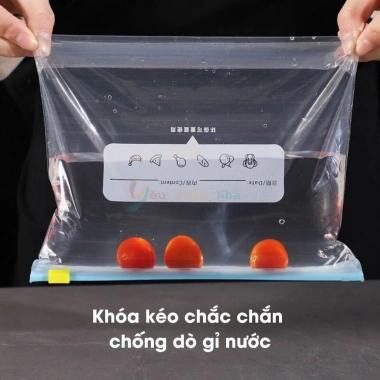 Túi Zip Đựng Thực Phẩm – Bảo Quản Đồ Khô, Đồ Tươi, An Toàn – Giá 23.000₫