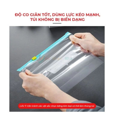 Túi Zip Đựng Thực Phẩm – Bảo Quản Đồ Khô, Đồ Tươi, An Toàn – Giá 23.000₫