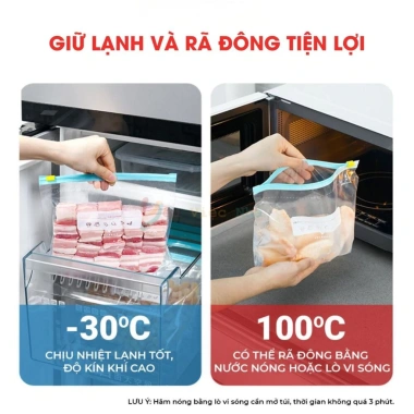 Túi Zip Đựng Thực Phẩm – Bảo Quản Đồ Khô, Đồ Tươi, An Toàn – Giá 23.000₫ 6 Túi Zip Đựng Thực Phẩm – Bảo Quản Đồ Khô, Đồ Tươi, An Toàn – Giá 23.000₫ 6
