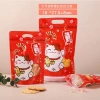 Túi zip mèo thần tài đỏ Tết - Set 10 túi đựng bánh kẹo, giảm còn 25.000đ 2