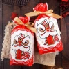 Túi zip mèo thần tài đỏ Tết - Set 10 túi đựng bánh kẹo, giảm còn 25.000đ 10