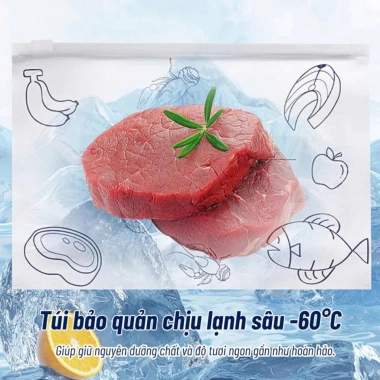 Túi zip nhôm bảo quản thực phẩm kín khí, giữ mùi, tái dùng - Giá chỉ 40.000đ 3